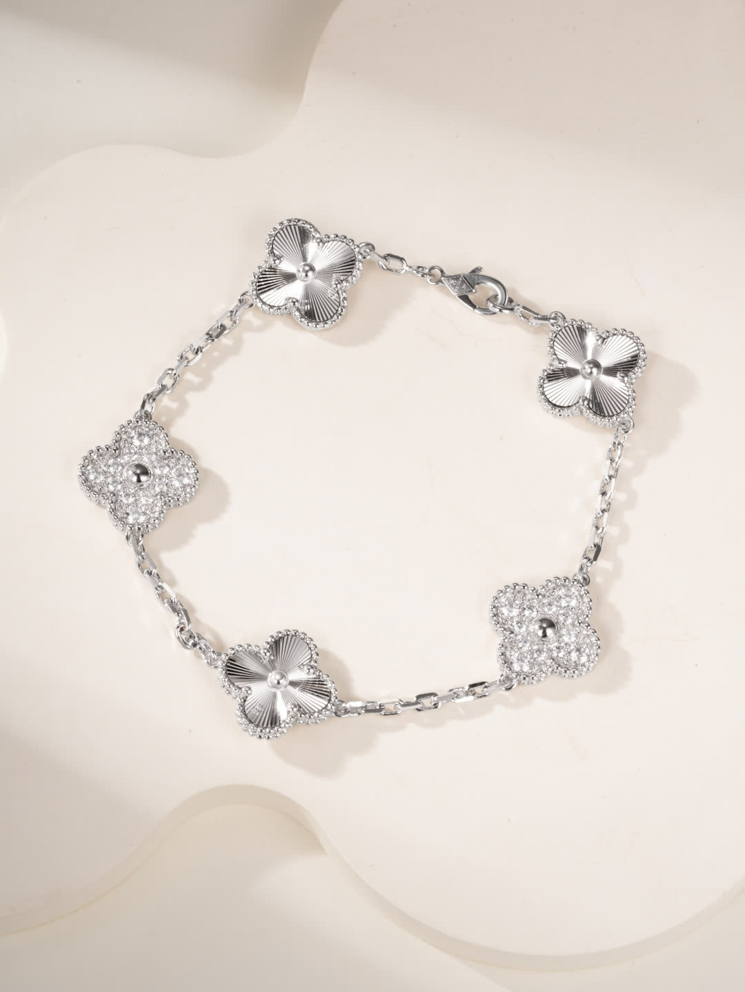 Van Cleef & Arpels Alhambra Diamond Bracelet